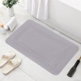 thumbnail image 5 of Konghyp Thick Striped Memory Foam Bath Rugs – Soft Absorbent Velvet Mats with Non-Slip Bottom, Machine Washable Bathmat for Elegant Room Decoration and Safe Wash Floor Use, 5 of 8