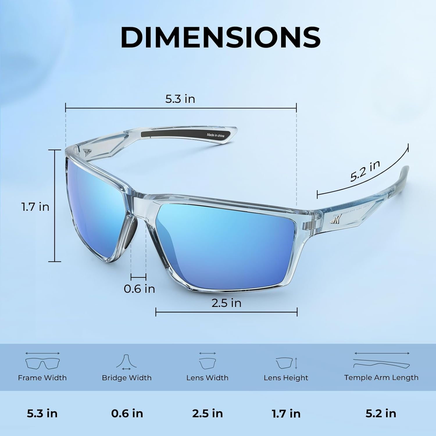 KastKing Polarized Sport Sunglasses, UV Protection Osage