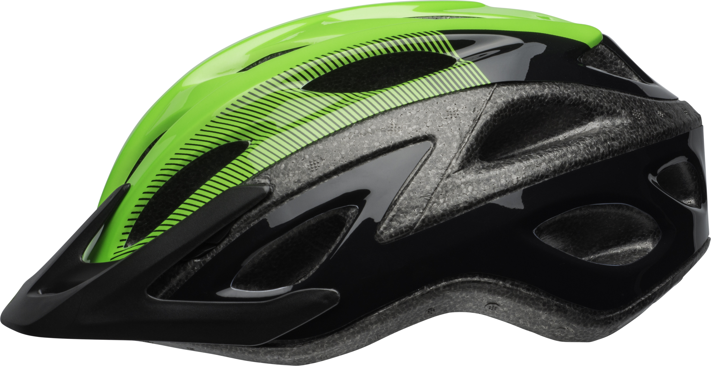 Bell Axle Bike Helmet, Black/Green, Adult 14+ (54-61cm) - image 5 of 9