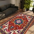 thumbnail image 3 of LaModaHome Non-Slip Rug Vintage Turkish Rug Washable Mat Child Stain Resistant Living Room Kitchen Carpet - Size: 2X3,3ft(60X100cm), 3 of 5