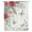 Red, variant on Spring Lavender Sheer Curtains 45 Inches Long, Garden Botanical Leaves Butterflies Light Filering Curtains, Breathable Simi Curtain Privacy Drapes for Kitchen Bathroom Small Window Treatment