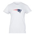 thumbnail image 1 of NFL Playera Aficionado Básica New England Patriots Blanco para Mujer, Talla Grande, 1 of 5