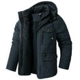 thumbnail image 1 of Veste d'Hiver Imperméable pour Hommes Manteau d'Hiver Chaud Veste de Ski à Capuche, 1 of 4