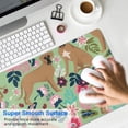 thumbnail image 4 of Long Mouse Pads for Desk,Boxer Dog and Flower Florals Desk Mats on Top Of Desks, Desk Mouse Pad Extra Large with 3mm Non-Slip Base and Stitched Edge for Gaming,Office,Work,Home 31.5"x11.8", 4 of 6