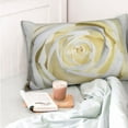 thumbnail image 6 of Disketp Pillow Covers White Rose Pattern Throw Pillow Case Cushion Covers,Cushion For Bedroom,Couch,Home-14"X20", 6 of 9