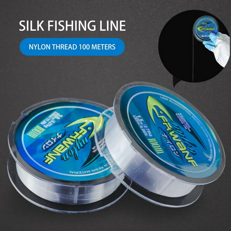 Original Silk Nylon Fishing Line Super Strong Anti-Frizz For Saltwater  Fishing Use 