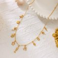 thumbnail image 6 of NICKSUN Vintage Gold Ocean Charm Choker Necklace, Boho Beach Vacation Dainty Paperclip Chain with Starfish, Seashell, Seahorse & Marine Animal Pendants, Elegant Coastal Statement Jewelry, 6 of 7