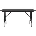 thumbnail image 3 of Correll 22-32"H Adjustable Height Melamine Top Folding Table in Black Granite, 3 of 3