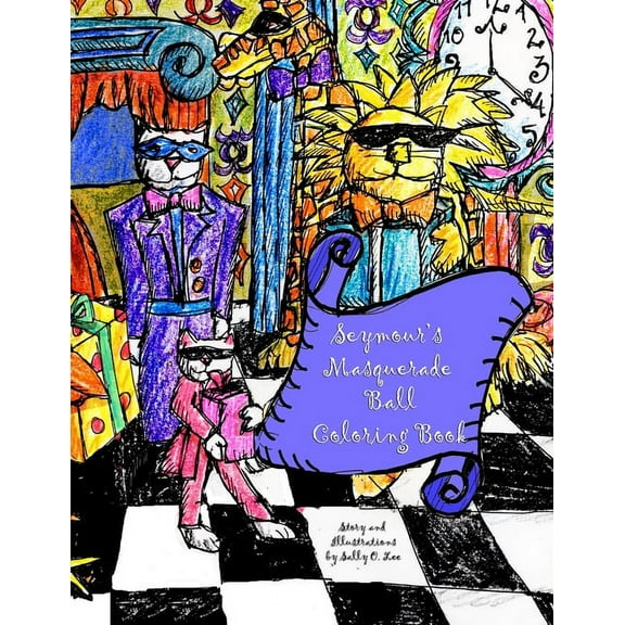Seymour's Masquerade Ball Coloring Book (Paperback)