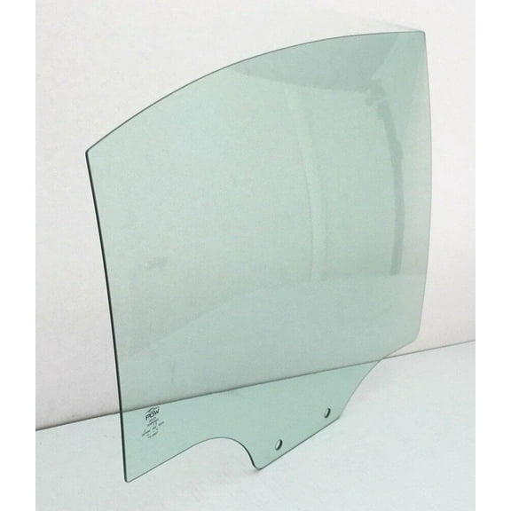 Passenger Right Side Rear Door Window Door Glass Compatible with Hyundai Accent 4 Door Sedan 2006-2011 Models