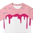 thumbnail image 3 of Ymyiu Baby Summer Clothes Boy Toddler Baby Boy Outfit Kids Shirt Tops + Shorts Set Party Summer Clothes 5T 6T (Pink,5-6 Years), 3 of 4