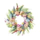 thumbnail image 5 of Corona de flores artificiales para decoración de puertas, adorno floral, flor artificial 40 cm, 5 of 9