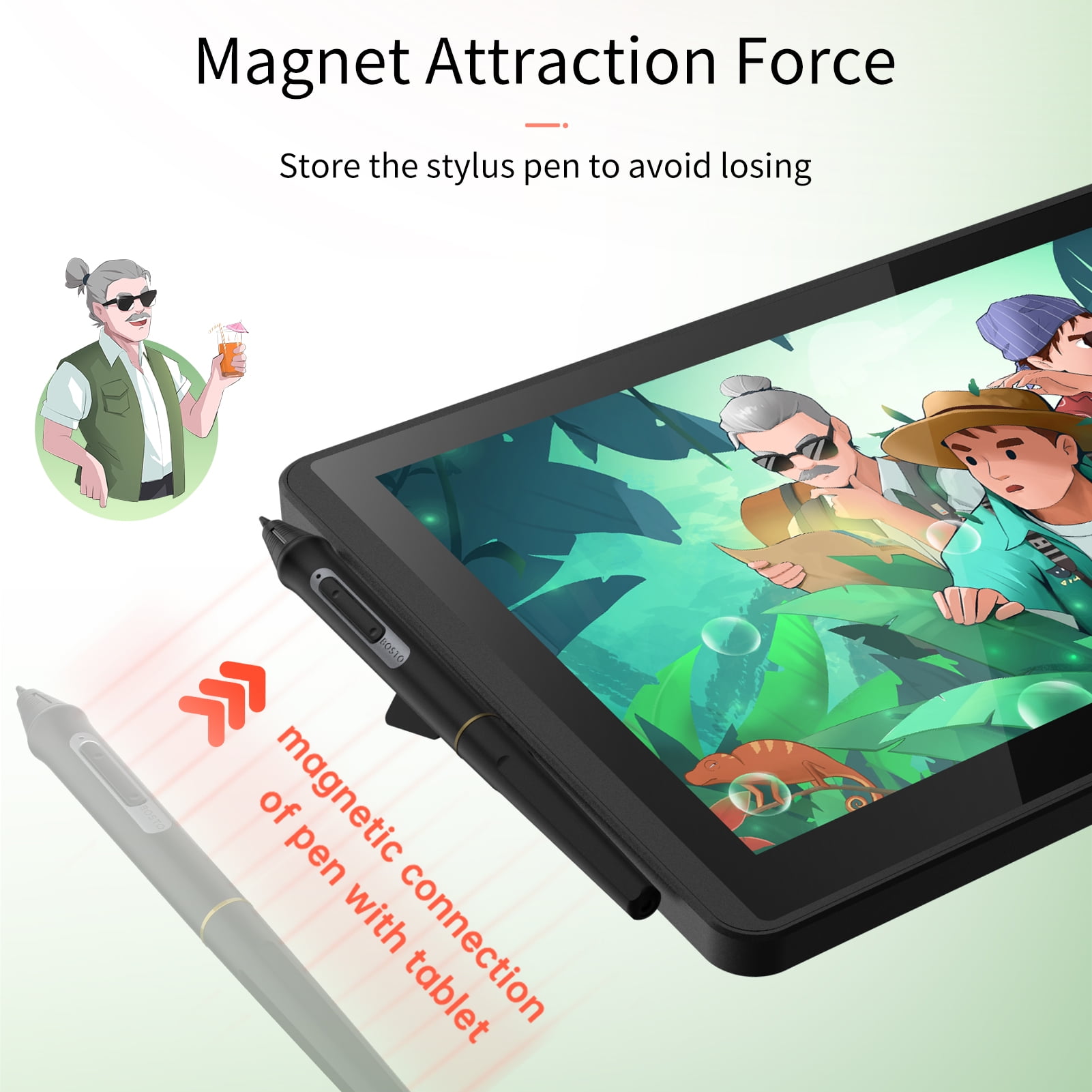 BOSTOディジタルスクリーン BOSTO 19UHD Pen Display 4K Screen – Bostotech