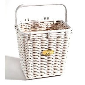 Panier Vélo Enfant Nantucket Basket Co - Petit Panier Rotin Blanc En Forme De D - Occasion
