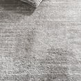 thumbnail image 6 of SAFAVIEH Jasmine Sashka Solid Polyester Shag Area Rug, Grey/Ivory, 8' x 10', 6 of 7