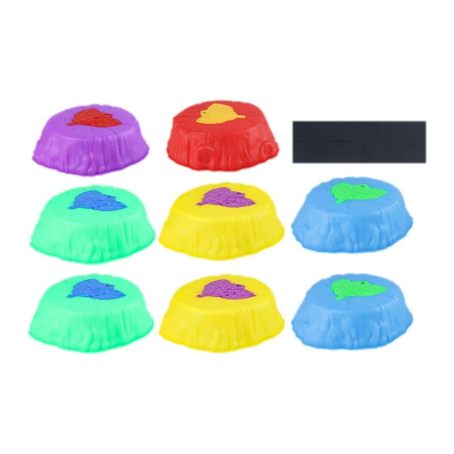 Piedras de paso apilables con LED para ejercicios de fitness en interiores y exteriores 8 Uds.