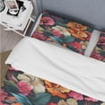 thumbnail image 4 of Designart "Paradise In The Tropics" Multicolor Floral Bedding Covert Set - Cottage Bed Set With 2 Shams, 4 of 5