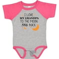 thumbnail image 3 of Inktastic I Love My Grandpa to the Moon and Back Boys or Girls Baby Bodysuit, 3 of 5