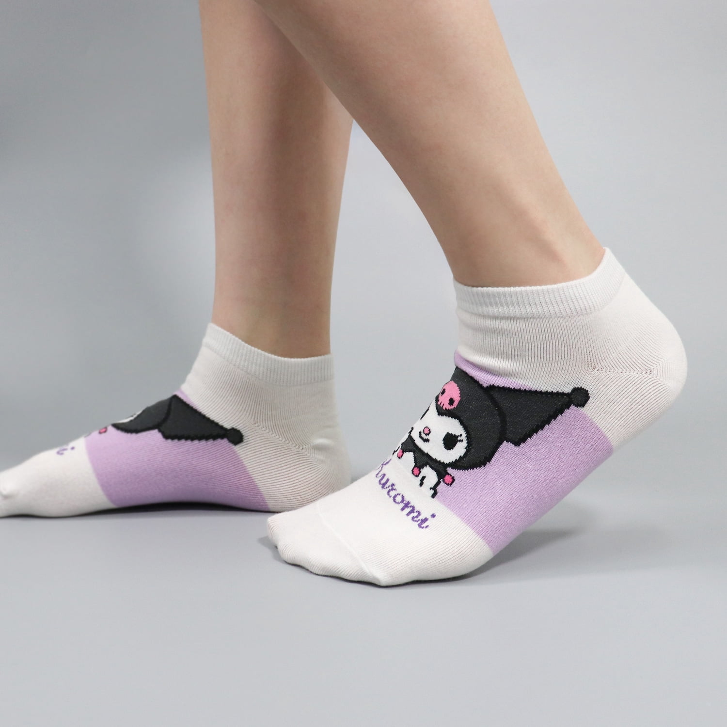 Hello Kitty Official Licensed Women's Ankle,  Cute Character Design, 8 pack Set Collection
