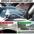 thumbnail image 6 of Celinva Orthopedic Cushion, Instant Relief for Back & Sciatica Pain, Long Sitting Lumbar Support, Memory Foam Truck Seats Cushions, Removable Cover Anti Slip Cushion for Drive,Office, 6 of 9