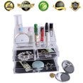 thumbnail image 2 of Acrylic Cosmetic Makeup and Jewelry Storage Case Display - Great for Lipsticks, Liners, Nail Polishes, Brushes, and Much More-Bathroom Space Saving, Stylish Acrylic Case, 2 of 8