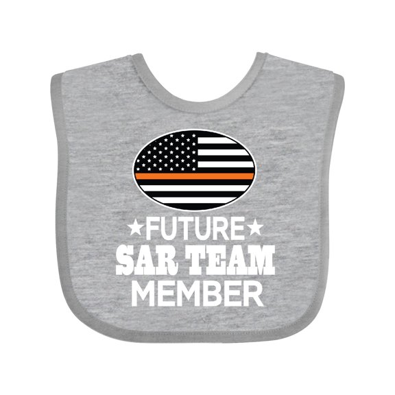 Inktastic Future Sar Team Search and Rescue Member Boys or Girls Baby Bib