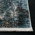 thumbnail image 3 of SAFAVIEH Shivan Hudson Abstract Runner Rug, Ivory/Grey, 2'2" x 12', 3 of 7
