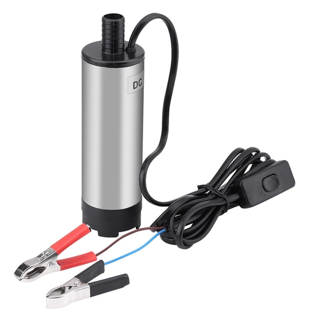 Bomba de transferencia eléctrica de aceite, agua, combustible diésel, sumergible, desmontable, CC de 12V, 51mm Jadeshay A