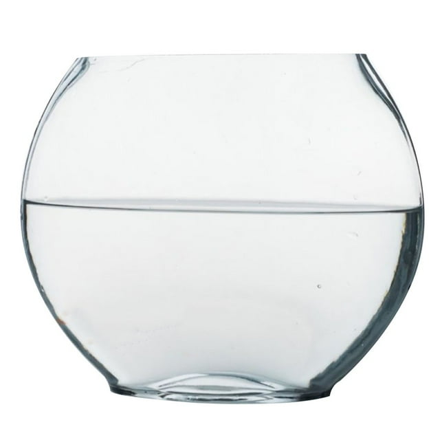 CUITING Flat Fish Tank Vase Fish Tank Clear Betta Tank Plants Pots Glass Oblate Fish Bowl Delicate Betta Tank