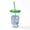 Green, variant on CafePress - Peppa Pig: Peek A BOO! - 16 Ounce Classic Clear Insulated Double Wall Tumbler Cup with Lid Straw , Reusable