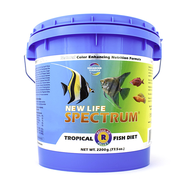 New Life Spectrum Tropical Fish Diet Fish Food Pellets, 2.2 kg