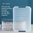 thumbnail image 4 of MOPOOR Rounded Food Storage Box with LidI for Cold Cuts, Cheese and MoreRefrigerator Box Stackable Fridge Organiser Food Storage Containers with Lid Food Storage Boxes Fridge Storage Box, 4 of 9