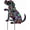 Colorful Dog, variant on Forever Love Silhouette Garden Stake Durable Iron Pet Memorial Yard Outdoor Decor for Lawn Planters Walkways