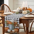 thumbnail image 3 of Fall Harvest Table Runner, Autumn Thanksgiving Kitchen Dining Table Decoration for Home Party Decor 13x36 Inches, 3 of 9