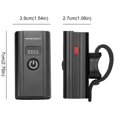 thumbnail image 2 of Luz delantera para bicicleta, recargable por USB, 400 LM, luz de pantalla de potencia de cuatro rejillas, 2 of 6