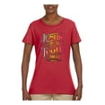 thumbnail image 2 of Wild Bobby, Jesus Is The Way John 14:6 Bible Verse, Inspirational/Christian, Women Graphic Tee, Red, 2XL, 2 of 3