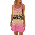 thumbnail image 3 of Midsumdr Summer Dresses for Women 2025 Fashionable Sleeveless Round Neck Boho Beach Sundresses Loose Plus Size Flowy Mini Dress, 3 of 5