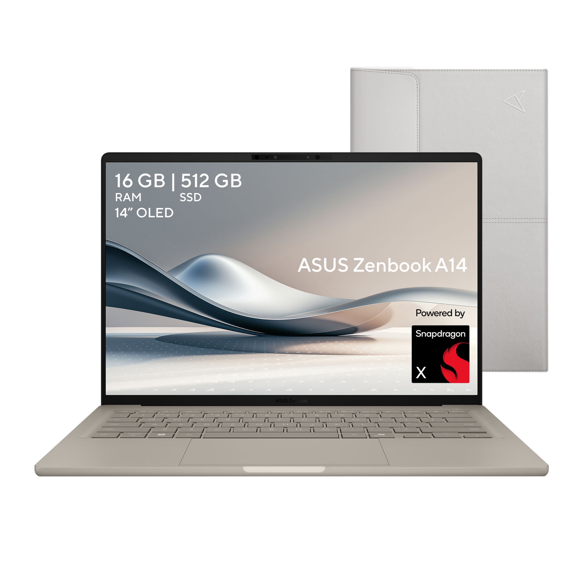 Laptop Asus Zenbook A14 UX3407QA-QD202W Snapdragon X1 26 100 16G 512G