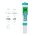 thumbnail image 4 of TFixol Handheld Portable Water Quality Tester 7 In 1 PH Total Dissolved Solids EC ORP Salinity S.G Temperature Testing IP67 Waterproof ℃/℉ Units Conversion Automatic Temperature Compensation, 4 of 7