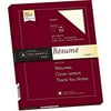 Southworth 100% Cotton Resume Paper, ivory, 8 1/2 in x 11 in (SOURD18ICF)