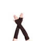 thumbnail image 1 of Matsuzay 1 par de guantes sin dedos para niña, estilo Simple, cómodo tejido artesanal, cubierta de mano para otoño e invierno, para usar Café 20piezas, 1 of 6