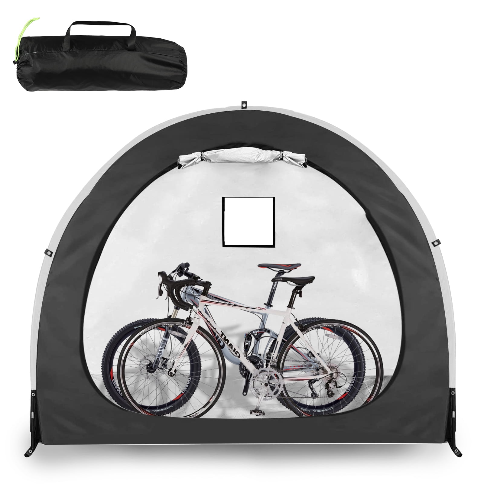 Waterproof Strengthen Bicycle Cover UK Bike Tent Outdoor Bike Storage Shed 210D 