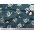 thumbnail image 3 of Soimoi Cotton Duck Fabric Leaves & Floral Artistic Print Fabric by The Yard 56 Inch Wide, 3 of 3