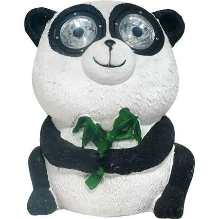 

Lawn Lamp LED Atmosphere Light Panda Shape Yard Garden Solar Decoration