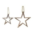 thumbnail image 2 of Home Decorative Star Ornament (Set of 4) 12.5"H, 18.5"H Wood, 2 of 2