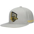 thumbnail image 3 of Men's Mitchell & Ness Gray New Jersey Nets Hardwood Classics 35th Anniversary Sunny Gray Fitted Hat, 3 of 5