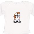 thumbnail image 4 of Inktastic KiniArt Bulldog Puppy Boys or Girls Long Sleeve Baby Bodysuit, 4 of 5