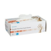 McKesson Powder-Free Vinyl Exam Gloves - Large 150 Per Box