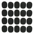 thumbnail image 1 of Labymos 20pcs Mini Microphone Cover Headset Replacement Foam Microphone Cover Telephone Headset Mic Cover Microphone Windscreen Windshied Headset Foam, 1 of 7