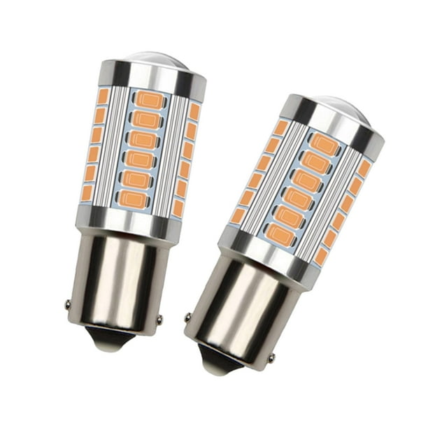 2x Bombilla Led de coche superbrillante T20, bombilla de luz de freno 1156, bombilla de motocicleta de alto rendimiento para luces traseras, luces de